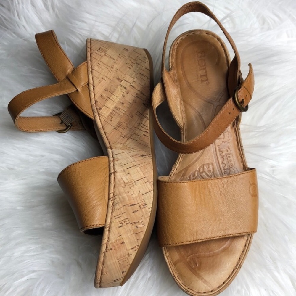 Born wedge platform sandals